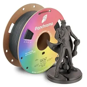 Polymaker Polymaker Panchroma PLA Dark Grey 3D Printer Filament, 1kg Spool, Easy to Print, High Speed Printing, Tangle Free, AMS Compatible, Perfect for Toys, Decor, Miniatures, Models & Cosplay