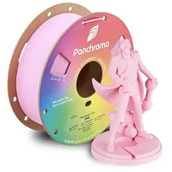 Polymaker Polymaker Panchroma PLA Pink 3D Printer Filament, 1kg Spool, Easy to Print, High Speed Printing, Tangle Free, AMS Compatible, Perfect for Toys, Decor, Miniatures, Models & Cosplay