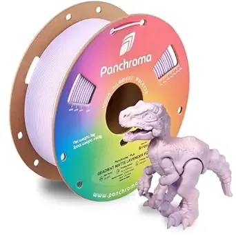 Polymaker Polymaker Panchroma Matte PLA Filament, High Speed Gradient Lavender Fizz PLA 1kg (2.2 lbs), Formerly Polyterra Clog-Free 3D Printer Filament, Accuracy +/-, Fits FDM Printers