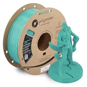 Polymaker Polymaker PETG Teal 3D Printer Filament 1kg, High Speed PETG up to/s, High Strength New Formula, Excellent Layer Adhesion, Warp Free, Compatible with Most 3D Printers