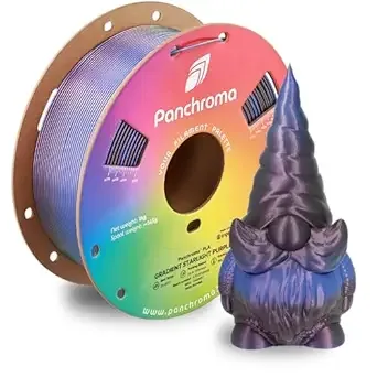 Polymaker Polymaker Panchroma Gradient Starlight PLA Purple 3D Printing Filament 1KG, Premium Gradient PLA, Easy to Print, AMS Compatible, Perfect for Figurines, Tabletop Models, Ornaments and Jewelry