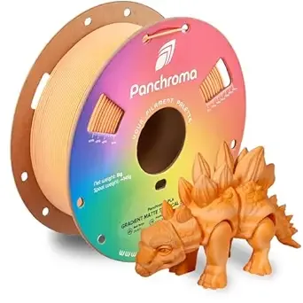 Polymaker Polymaker Panchroma Matte PLA Filament, High Speed Gradient Tropical Squeeze PLA 1kg (2.2 lbs), Formerly Polyterra Clog-Free 3D Printer Filament, Accuracy +/-, Fits FDM Printers