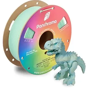 Polymaker Polymaker Panchroma Matte PLA Filament, High Speed Gradient Mint Splash PLA 1kg (2.2 lbs), Formerly Polyterra Clog-Free 3D Printer Filament, Accuracy +/-, Fits FDM Printers