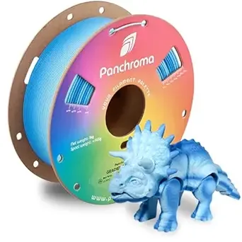 Polymaker Polymaker Panchroma Matte PLA Filament, High Speed Gradient Sky PLA 1kg (2.2 lbs), Formerly Polyterra Clog-Free 3D Printer Filament, Accuracy +/-, Fits FDM Printers