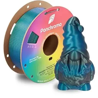Polymaker Polymaker Panchroma Gradient Starlight PLA Blue-Green 3D Printing Filament 1KG, Premium Gradient PLA, Easy to Print, AMS Compatible, Perfect for Figurines, Tabletop Models, Ornaments, Jewelry