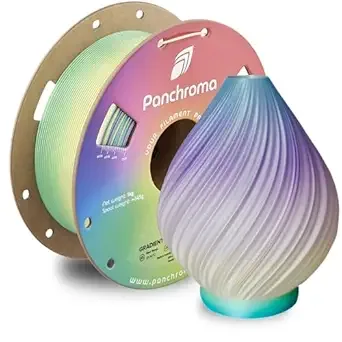 Polymaker Polymaker Panchroma Gradient Celestial PLA Rainbow 3D Printing Filament 1KG, Premium Gradient PLA, Easy to Print, AMS Compatible, Perfect for Figurines, Display Models and Fantasy Designs