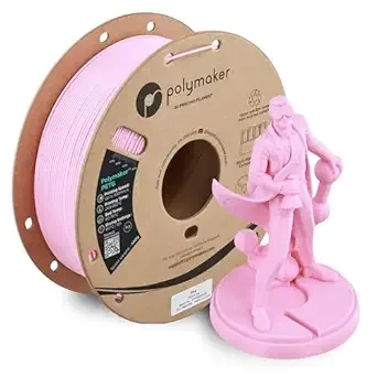 Polymaker Polymaker PETG Pink 3D Printer Filament 1kg, High Speed PETG up to/s, High Strength New Formula, Excellent Layer Adhesion, Warp Free, Compatible with Most 3D Printers