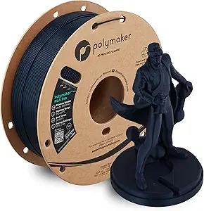 Polymaker Polymaker PLA Pro 3D Printing Filament Metallic Blue 1KG, High-Impact Tough PLA, Fast Printing up to/s, High Speed New Formula, Easy to Print on Most FDM Printers, No Enclosure Required