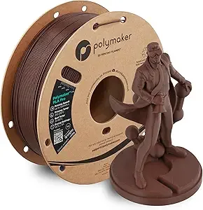 Polymaker Polymaker PLA Pro 3D Printing Filament Brown 1KG, High-Impact Tough PLA, Fast Printing up to/s, High Speed New Formula, Easy to Print on Most FDM Printers, No Enclosure Required