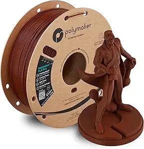 Polymaker Polymaker PLA Pro 3D Printing Filament Metallic Bronze 1KG, High-Impact Tough PLA, Fast Printing up to/s, New Formula, Easy to Print on Most FDM Printers, No Enclosure Required