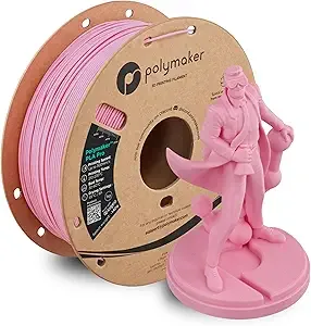 Polymaker Polymaker PLA Pro 3D Printing Filament Pink 1KG, High-Impact Tough PLA, Fast Printing up to/s, High Speed New Formula, Easy to Print on Most FDM Printers, No Enclosure Required