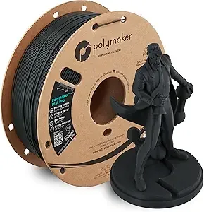 Polymaker Polymaker PLA Pro 3D Printing Filament Dark Grey 1KG, High-Impact Tough PLA, Fast Printing up to/s, High Speed New Formula, Easy to Print on Most FDM Printers, No Enclosure Required