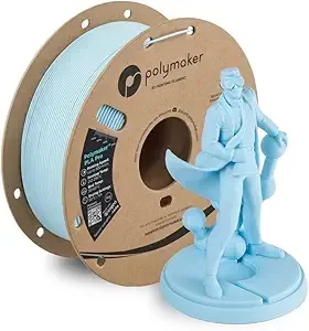 Polymaker Polymaker PLA Pro 3D Printing Filament Light Blue 1KG, High-Impact Tough PLA, Fast Printing up to/s, High Speed New Formula, Easy to Print on Most FDM Printers, No Enclosure Required