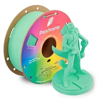 Polymaker Polymaker Panchroma Matte PLA Filament, High Speed Seafoam Green PLA 1kg (2.2 lbs), Formerly Polyterra Clog-Free 3D Printer Filament, Accuracy +/-, Fits FDM Printers