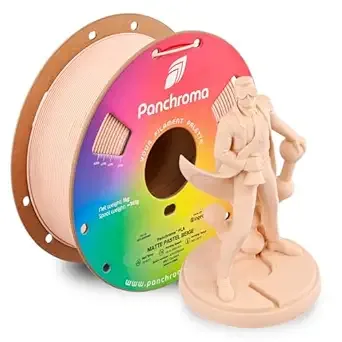 Polymaker Polymaker Panchroma Matte PLA Filament, High Speed Pastel Beige PLA 1kg (2.2 lbs), Formerly Polyterra Clog-Free 3D Printer Filament, Accuracy +/-, Fits FDM Printers