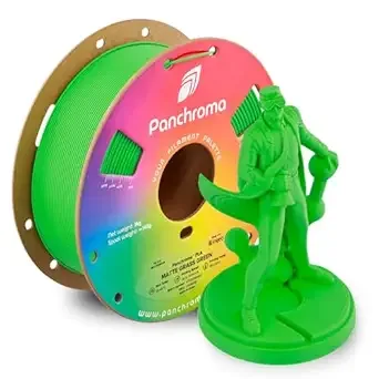 Polymaker Polymaker Panchroma Matte PLA Filament, High Speed Grass Green PLA 1kg (2.2 lbs), Formerly Polyterra Clog-Free 3D Printer Filament, Accuracy +/-, Fits FDM Printers
