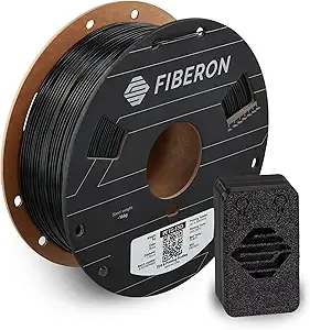Polymaker Polymaker Fiberon PETG-ESD Filament Black 1kg – Electrostatic Discharge Safe, Tough PETG 3D Printer Filament for Electronics Industry