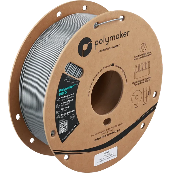 Polymaker PETG Silver