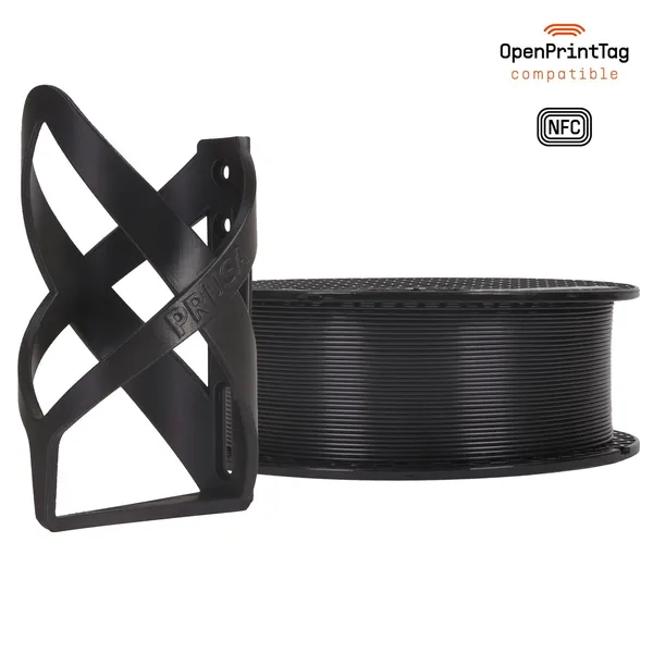 Printed Solid Prusament ASA Jet Black 800g (NFC)
