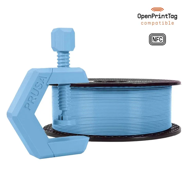 Printed Solid Prusament PETG Chalky Blue 1kg (NFC)
