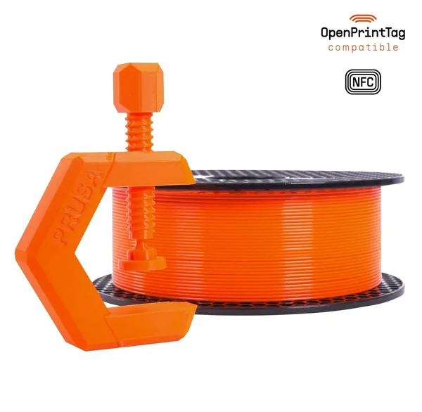 Printed Solid PETG Orange