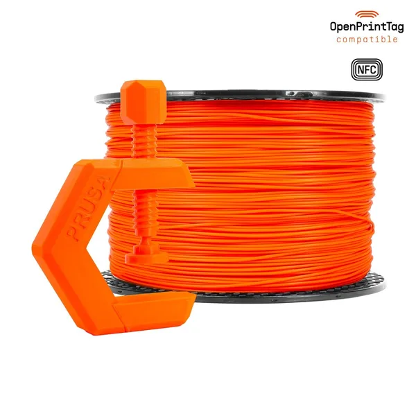 Printed Solid Prusament PETG Prusa Orange 2kg (NFC)