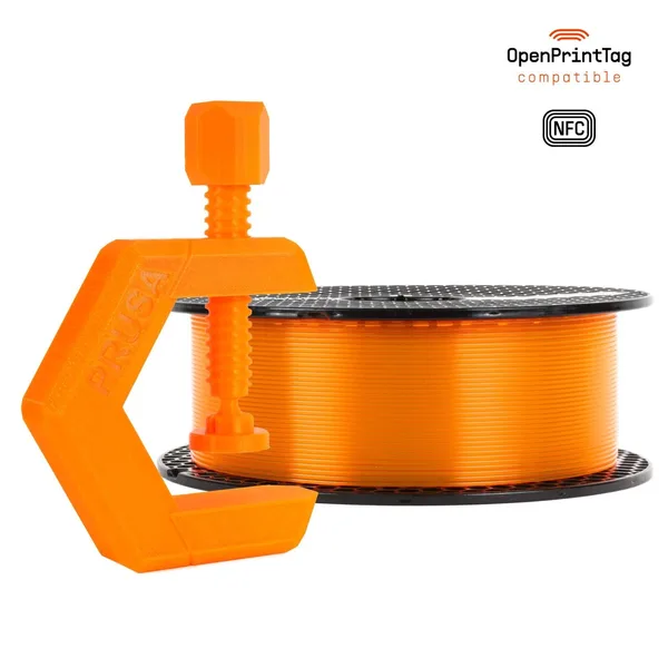 Printed Solid PETG Orange