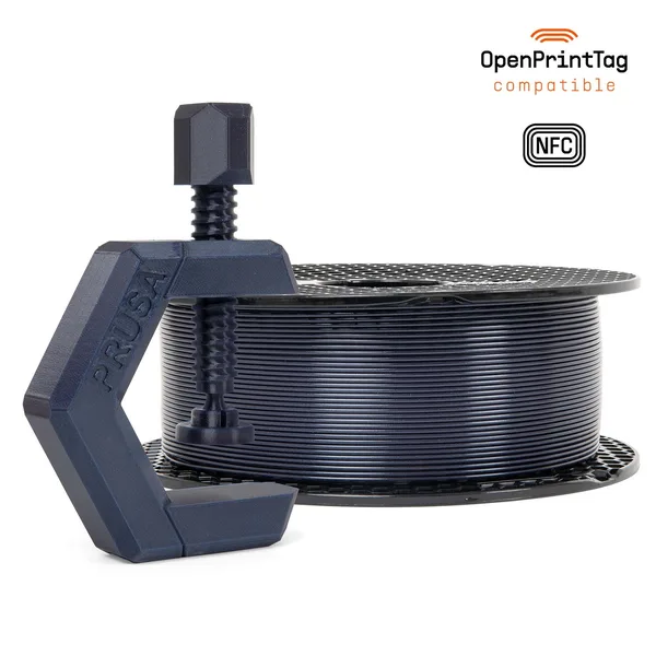 Printed Solid Prusament PETG Shimmering Violet 1kg (NFC)