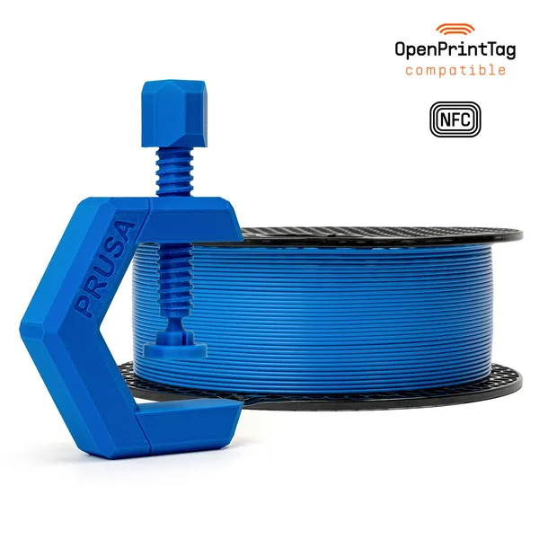Printed Solid Prusament PETG Sky Blue 1kg (NFC)