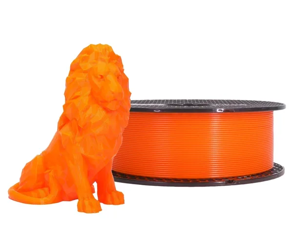 Printed Solid PLA Orange