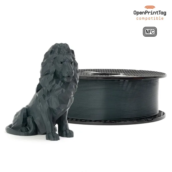 Printed Solid PLA Charcoal