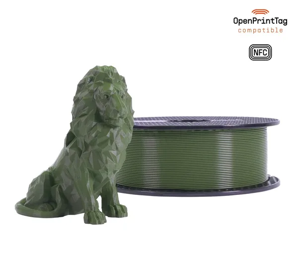 Printed Solid PLA Olive