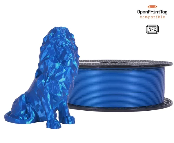Printed Solid PLA Blue
