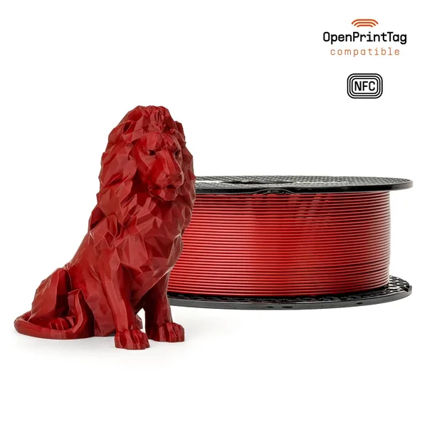 Printed Solid PLA Red