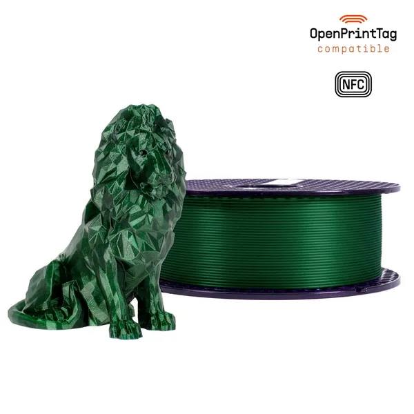 Printed Solid PLA Green