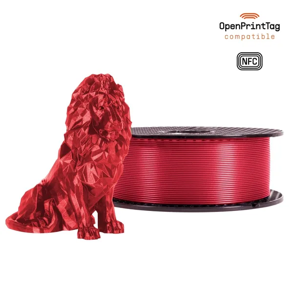 Printed Solid PLA Red