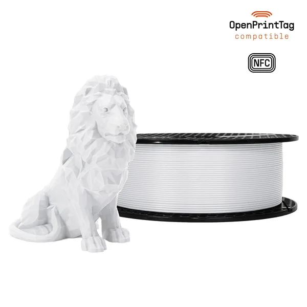 Printed Solid PLA White