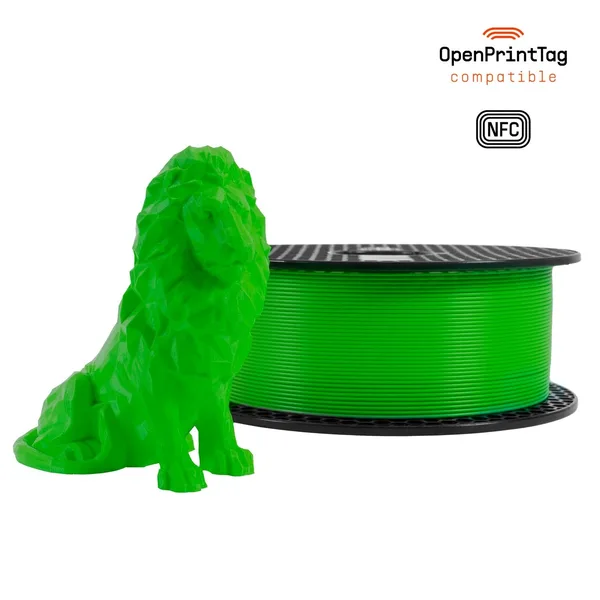 Printed Solid PLA Green