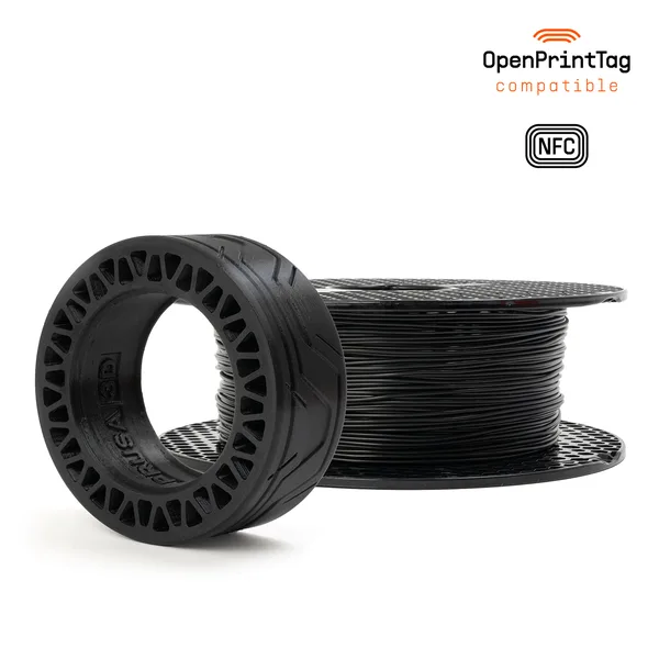 Printed Solid Prusament TPU 95A Jet Black 500g (NFC)
