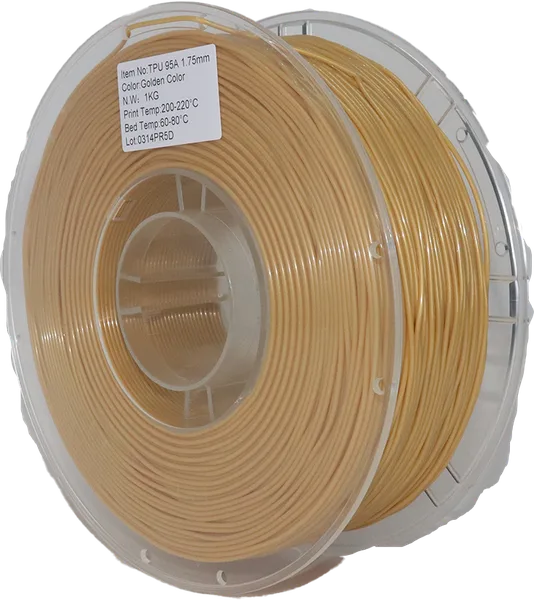 Printed Solid TPU Gold