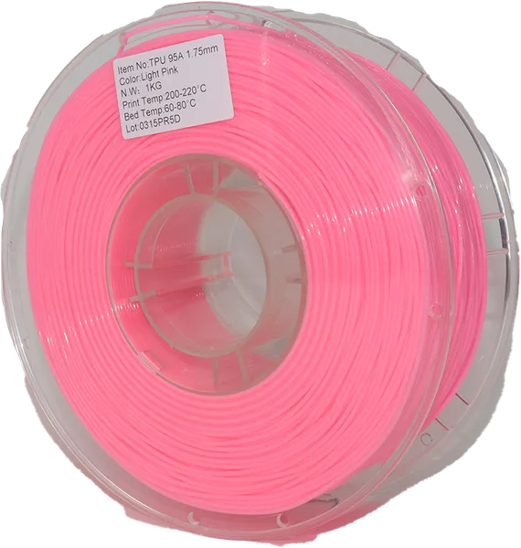 Printed Solid TPU Pink