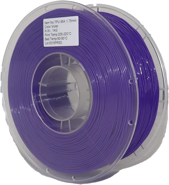 Printed Solid TPU Purple