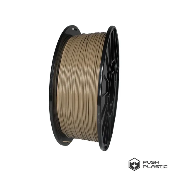 Push Plastic PCTG Brown