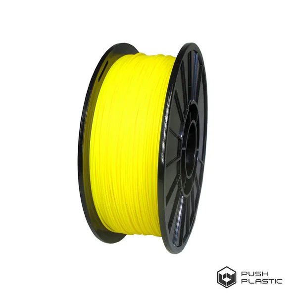 Push Plastic PCTG Yellow