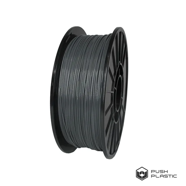 Push Plastic PLA Charcoal