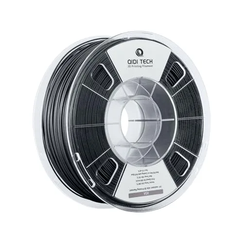 QIDI R QIDI TECHNOLOGY ASA Filament Black,3D Printer Filament ASA 1kg Spool(2.2lbs),High UV Resistance,Low Odor,Perfect for Printing Outdoor Functional Parts，Fit Most FDM 3D Printers