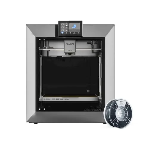 QIDI QIDI PLUS4 3D Printer Bundle with QIDI PA12-CF Filament Black