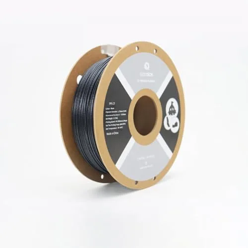 QIDI QIDI Official 3D Printer Filament, Carbon Fiber Reinforced PPS Material Diameter & 0.75kg Spool, Heat-Resistant & Flame-Retardant, Industrial-Grade for Automotive & Aerospace Functional Parts