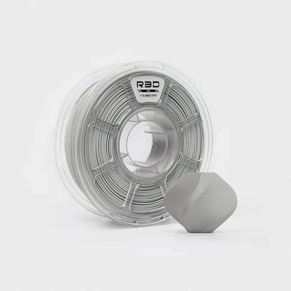 R3D R3D PLA Filament, 0-/s High Speed PLA Printing, Dimensional Accuracy +/-, 1KG (2.2lbs) Clear Plastic Spool 3D Printer Filament (Matte Grey)
