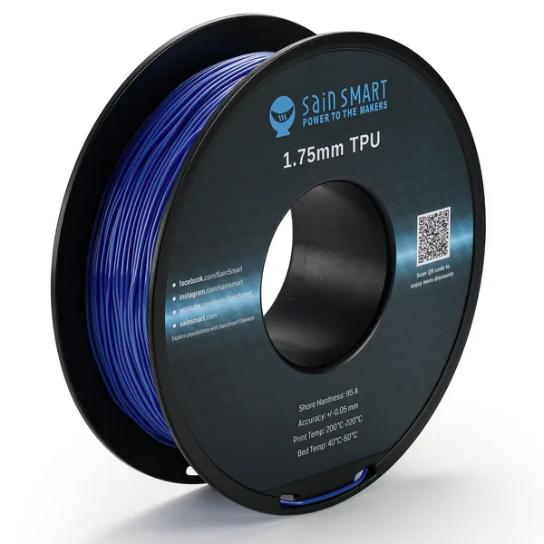 SainSmart Galaxy Blue, Flexible TPU Filament 0.8kg/1.76lb